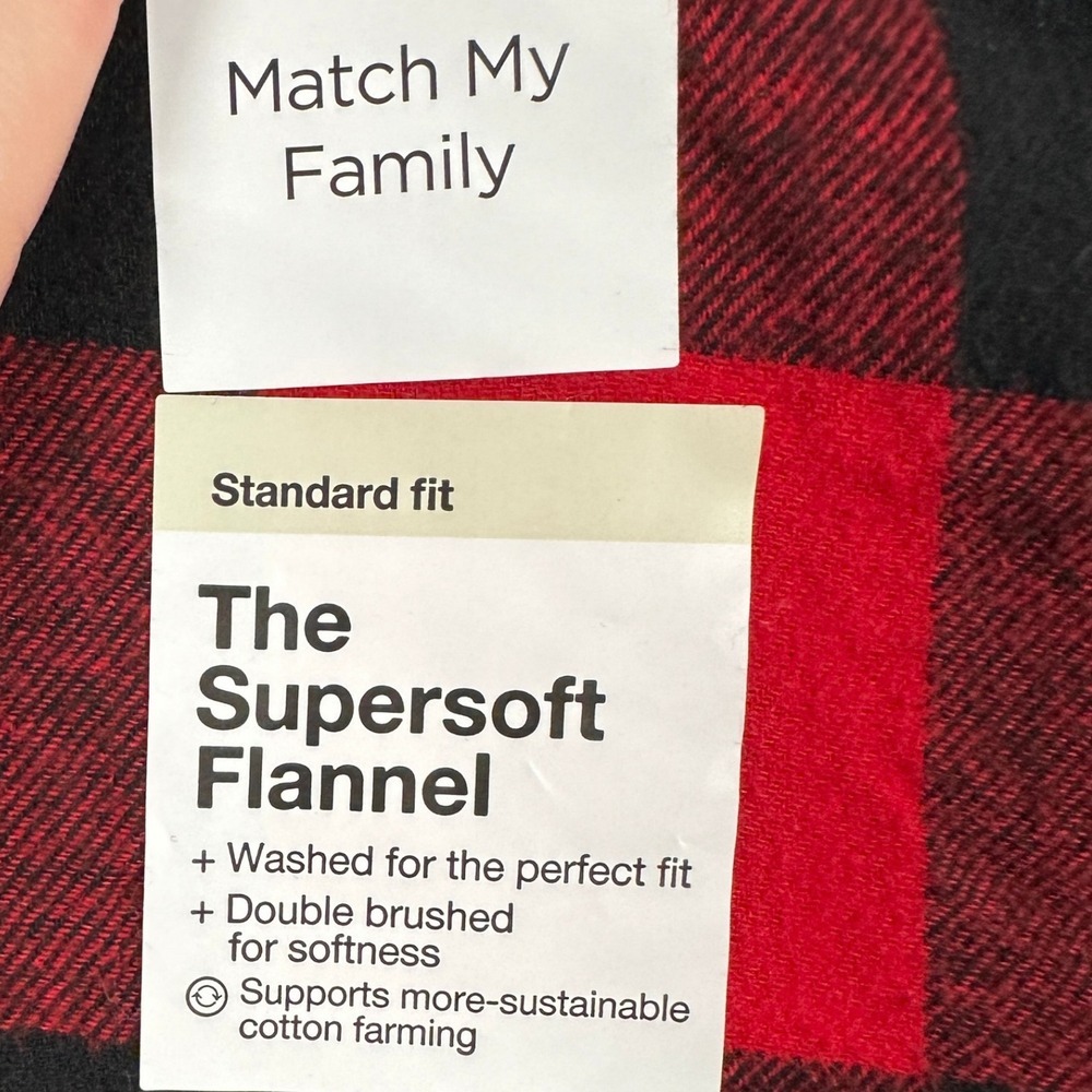 Sonoma Goods For Life Shirt Flannel Men 2xl Red Black Buffalo Check Standard New — image 4 of 8